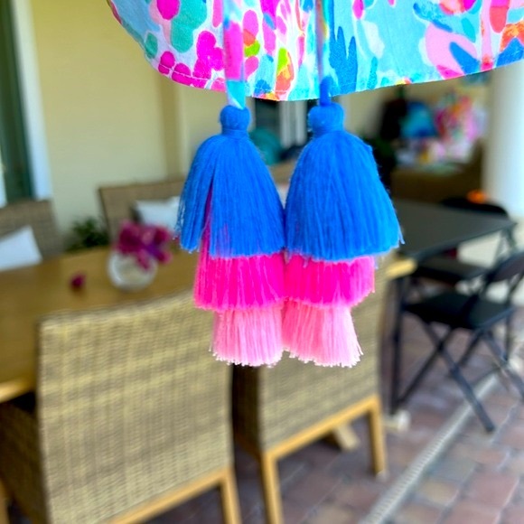 Lilly Pulitzer Catch The Wave Off The Shoulder Sain Top - Picture 12 of 12